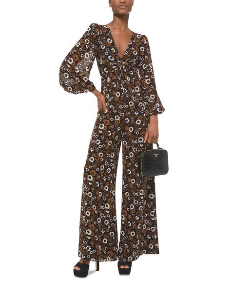 michael kors floral jumpsuit.